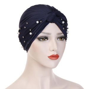 Czapka czapki/czapki czapki europejskiej i amerykańskiej czapki turbanowe Baotou muzułmańskie z koralikami czapki dla kobiet modybeńskie/czaszki