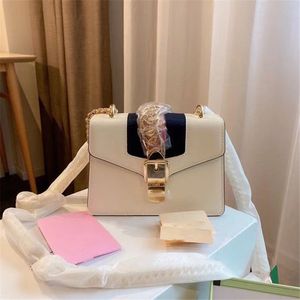 luxury handbag shoulder bag brand designer Leather ladies metal Chain high quality clamshell messenger wholesale color Universal for all seasons 2022