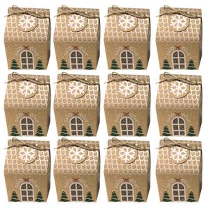 Gift Wrap 50 Set Of Christmas Biscuit Box Creative Paper Boxes Candy