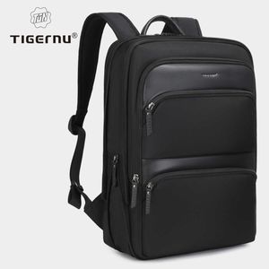 Ryggsäckväska garanti utbyggbara män ryggsäck tunn rese back pack väska vattentät bärbar dator för mochila 230223