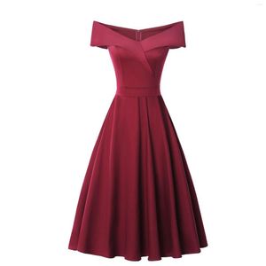 Casual Dresses Sexy V Neck Evening Party Dress Women Short Sleeves Long Vestidos Ladies Cold Shoulder Solid Maxi Club OL 2XL