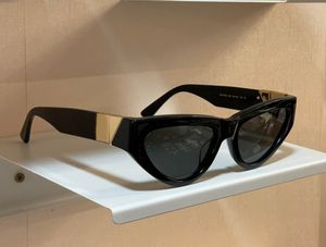 1176 Siyah Altın Kedi Göz Güneş Gözlüğü Kadınlar için Sunnies Gözlük Tasarımcıları Güneş Gözlüğü Occhiali Da Sole Sunnies UV400 Gözlük Kutu