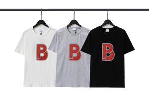 Erkek Tişört Erkekler Tasarımcı T-Shirt Kısa Kollu Yuvarlak Boyun Moda Sweatshirt Mektup Baskı Çift Üstler Yaz Giyim Toptan