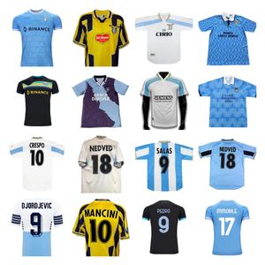 SIMEONE 1989 1990 maglie calcio retrò lazio LAZZARI 1991 92 95 98 99 00 01 14 22 23 NEDVED SALAS GASCOIGNE NESTA Maglia da calcio classica VERON CRESPO MIHAJLOVIC uniforme