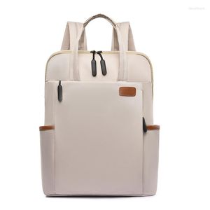 Torby szkolne Wodoodporne kobiety Business Business Fashion Oxford Student Plecak 13,4 cala torba laptopa Casual Travel RucksAck Mochila