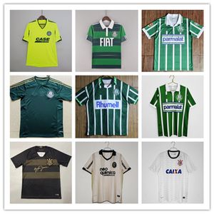 Palmeiras Retro Shirt Corinthians Retro Shirt R. Carlos Edmundo Retro Mens Jerseys 1992 1993 1994 1999 2010 Zinho Divaldo Evair Jadson Jerseys