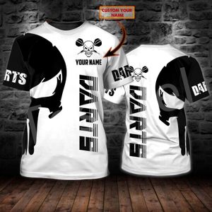 Erkekler Tshirts Tessffel Moda Sporları Dart Bira Kulübü Oyunları Dövme Yaz Harajuku Unisex Top Oneck Kısa Kollu Bırak A3 230223