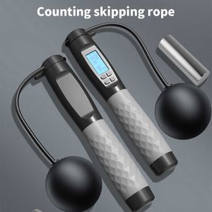 Jump Ropes Smart Electronic Digital Cordless Jump Ropes Trådlöst Skip Rope Calorie Lose Weight Fitness Body Building Humping Rope J230224