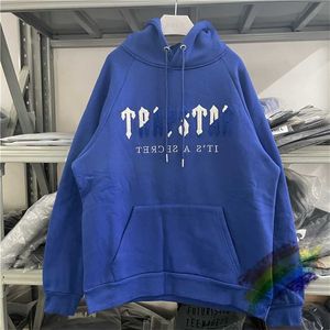 H7A5 Mens Hoodies Sweatshirts Mavi Trapstar Hoodie Erkek Kadınlar 1 En İyi Versiyon İşlemeli Kazak Giysileri 220915