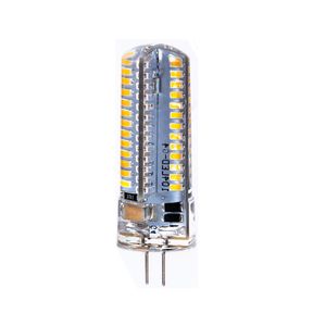 COB G4 LED 전구 3000K 따뜻한 화이트 40 와트 할로겐 등가 G9 전구 G5.3 샹들리에 라이트 CRI80 400LUMEN 비 다이밍 불가능한 크레스트 테크