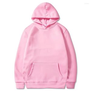 Men's Hoodies Sweatshirt Solid Color Costume Casual Pink Red Tops Gym Outdoor Cycling Sport Hooded Tracksuit Harajuku Style Autumn Coat