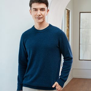 Men's TShirts Luxury And Elegant Sweater Winter 100 Pure Wool Business Casual Gentleman Warm Top Free Of Freight 230223