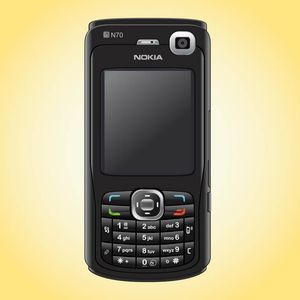 Отремонтированные мобильные телефоны Nokia N70 3G WCDMA для студенческого класса.