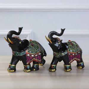 Dekoratif nesneler figürinler mini vintage pirinç ganesha heykel cep Hindistan Tayland fil tanrı figür heykel ev ofis masası hediye 230224