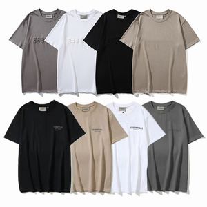 Top Craftsmanship Ess Mens t Shirts men women Fashion designer tshirt Street Casual fog Short Sleeve FG tees 1977 Cotton stereo printing RGB9