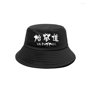 BERETS Taekwondo 버킷 모자 야외 피셔 맨 모자 여름 패션 쿨 선 모자 Bob MZ-221
