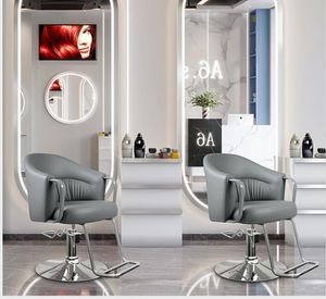 Barber shop barber chair iron dyeing stainless steel barber chair Salon furniture, salon barber chair.