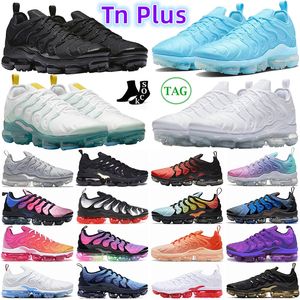 2023 TN Plus Herren Womens Running Shoes Dampf Dreifach schwarze weiße Universität Blau seit 1972 Coquettish Purple All Red Pastell Hai Grape Olive Maxs Sneakers Trainer