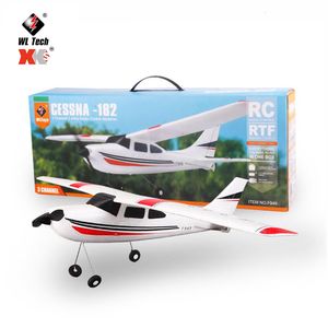 電気/RC航空機WLTOYS F949 RC飛行機2.4G 3D6G 3CH固定翼平面屋外おもちゃドローンRTFアップグレードバージョンデジタルサーボF949Sジャイロスコープ230223