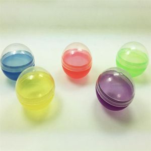 100PCS D50mm Empty Plastic Toy Capsule Egg shell Ball Vending Machine Colorfull219l