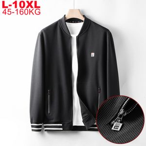 Herrjackor stor storlek 7xl 8xl 9xl 10xl sportkläder bomberjacka man motorcykel rockar manlig hiphop streetwear stor baseball män 230223