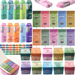 Packwoods X Runtz 1.0ml E cigarettes Texture Pens 10 Flavors Available 380mAh Battery Disposable Vape Pens With Bottom USB Charger Rechargeable Device Pods