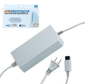 Caricatore adattatore per controller console di gioco Nintendo Wii AC 100-240 V 12 V 3,7 A Cavo di ricarica Alimentatore con spina UE