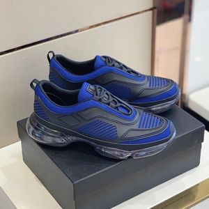 Berömda 23s s Cloudbust Air Technical Fabric Sneakers skor stickat tyg med 3D chunky sula män sport mesh andas casual promenad