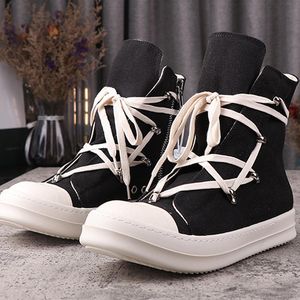 High Top Canvas Shoe Casual Shoes Women Men Sneakers Luxury Designer Trainer Womens Mens Sneaker Hip Hop Trainers Outdoor High-quality Platform