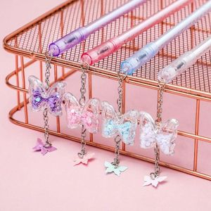 Fashion Student School Stationery Gel Pen Office Butterfly Pendant Exam Sign