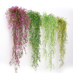 Flores decorativas 83 cm Artificial Fake Flower Vine pendurada Grus