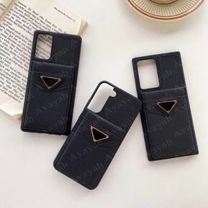 Luxury Business Trend Phone Cases for Samsung S23 S23plus S22 S22plus S21 S21plus S20 Ultra Note 20 Portable Card Pocket Storage Case Cover iPhone 14 13 12 Pro Max