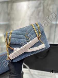 Denim Cloud Designer Bag Populära överdådiga present Crossbody Bag Luxury Bags Axel Handväska Designer Bags Designer Canvas