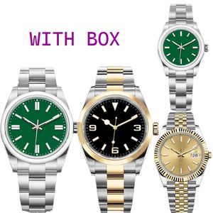 Relógio masculino Relógio de movimento automático de designer de luxo para mulheres TAMANHO41MM36MM31MM A fivela clássica de aço inoxidável pode ser adicionada com relógios de vidro de safira à prova d'água