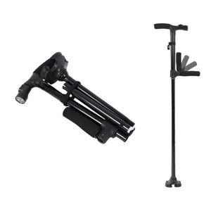 Trekking Poles Rotating Base LED Walking Stick Skray