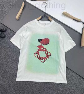 Kadın T-Shirt Tasarımcısı 2022 Yaz Yeni Üç Boyutlu Oje Deseni Erkekler ve Kadınlar İçin Kısa Kollu Tişört BFV9