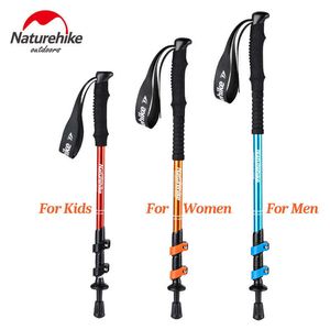 Trekking Poles Ultralight Trekking Trail Poles With Sweat Absorbering Eva Grips vandringsrotting Walking Sticks For Man Woman Children Mountaineering J230224