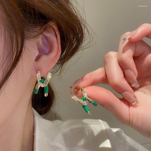 Stud Earrings Fashion Trend Metal Material Geometric Shape Advanced Sense Of Bohemian Light Luxury Niche Temperament EarringsStud Dale22