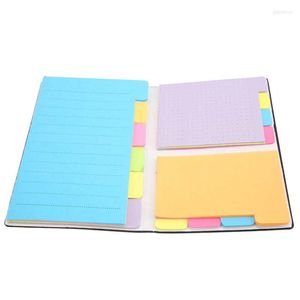 Confezione regalo Note adesive aziendali Colorate Senza sbavature di inchiostro Riutilizzabili Ampia applicazione Bordo lucido Ufficio Scuola