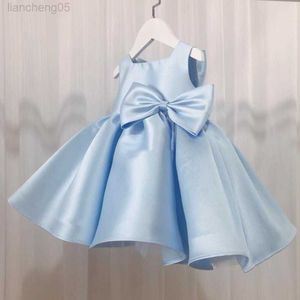 Girl's Dresses Baby Spanish Lolita Princess Ball Gown Bow Sleeveless Design Birthday Baptism Party Girls Dresses For Easter Eid A2386 W0224