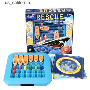 Intelligence toys IQ Puzzle Rescue Logical Thinking Game Family Board Games Smart Toy 48 Challenge With Solution Puzzles Jouet Enfant Intelligent W0224