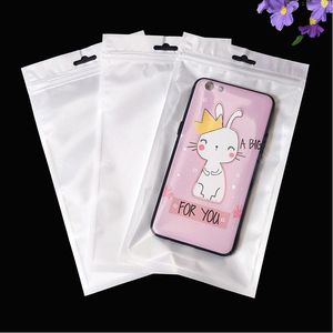 Clear Zipper Lock Retail Plastic Packaging Opp Bags For Iphone 6.5 Inch Case Cover Transparent Display Dustproof Bags 13x24cm 3000pcs