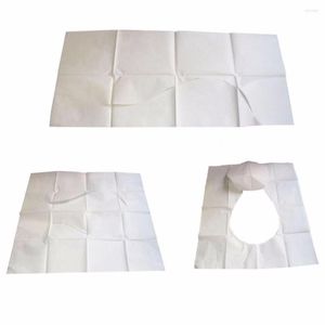 Tampas de assento no vaso sanitário 1pack/10pcs por atacado de papel de papel descartável para acampar produtos de banheiro