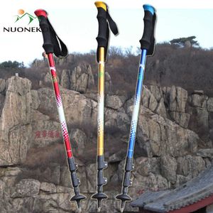 Trekking słupy Nuoneko na zewnątrz Trekking Sticks Nature Hike Tourism Wspinaczka Treesekcja Ultralight Sconeble Cane Ca22 J230224