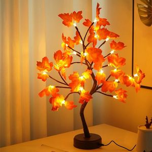Ночные огни светодиодные светильники 24led Maple Tree Home Coremer Lamp
