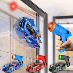 RC Robot Car 360 Rotating Electric Drift Toy Infrared Chasing Light Wall Climbing Induction Remote Control Quattro ruote DriveToy 230224