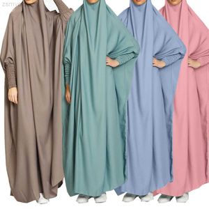 Ethnische Kleidung mit Kapuze, Abaya, muslimische Frauen, Gebetskleidung, Hijab-Kleid, arabische Robe, Overhead-Kaftan, Khimar, Jilbab, Eid-Ramadan-Kleid, islamische Kleidung