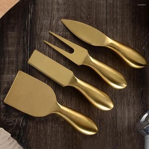 Conjuntos de utensílios de jantar 4pcs/conjunto de queijo faca conjunto