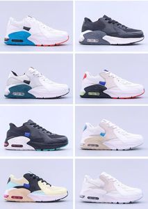 2023 Classic 90 Shoes Men's Women's Casuals Shoess Black and White Sports St￶ttabsorption Jogging Vandring Sport Casual Shoes Size36-45