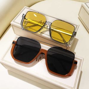 Solglasögon MS Nya solglasögon Kvinnor Vintage Eyewear 2022 Gradient Brown Pink Sun Glasögon för kvinnlig presentmärkesdesigner UV400 G230223